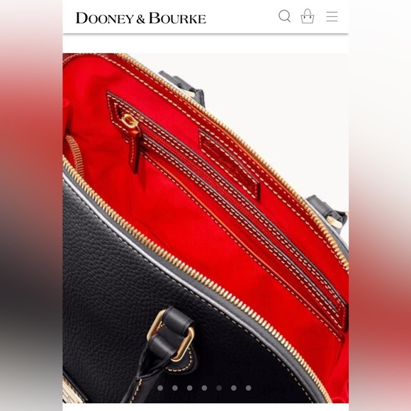 Dooney & Bourke Pebble Grain Zip Zip Satchel - Picture 4 of 4